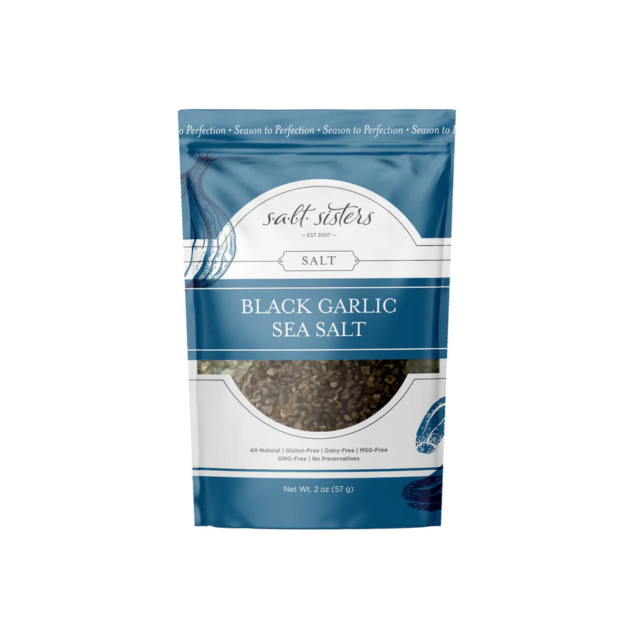 Black Garlic Sea Salt - 2 oz