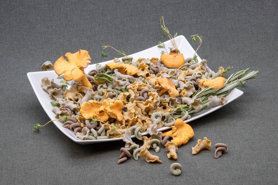 Pappardelle foraged mushroom and herb blend pasta
