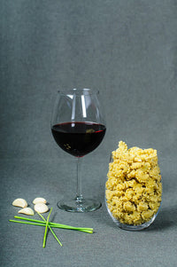 Pappardelle Pasta Gluten Free garlic chive rooster comb