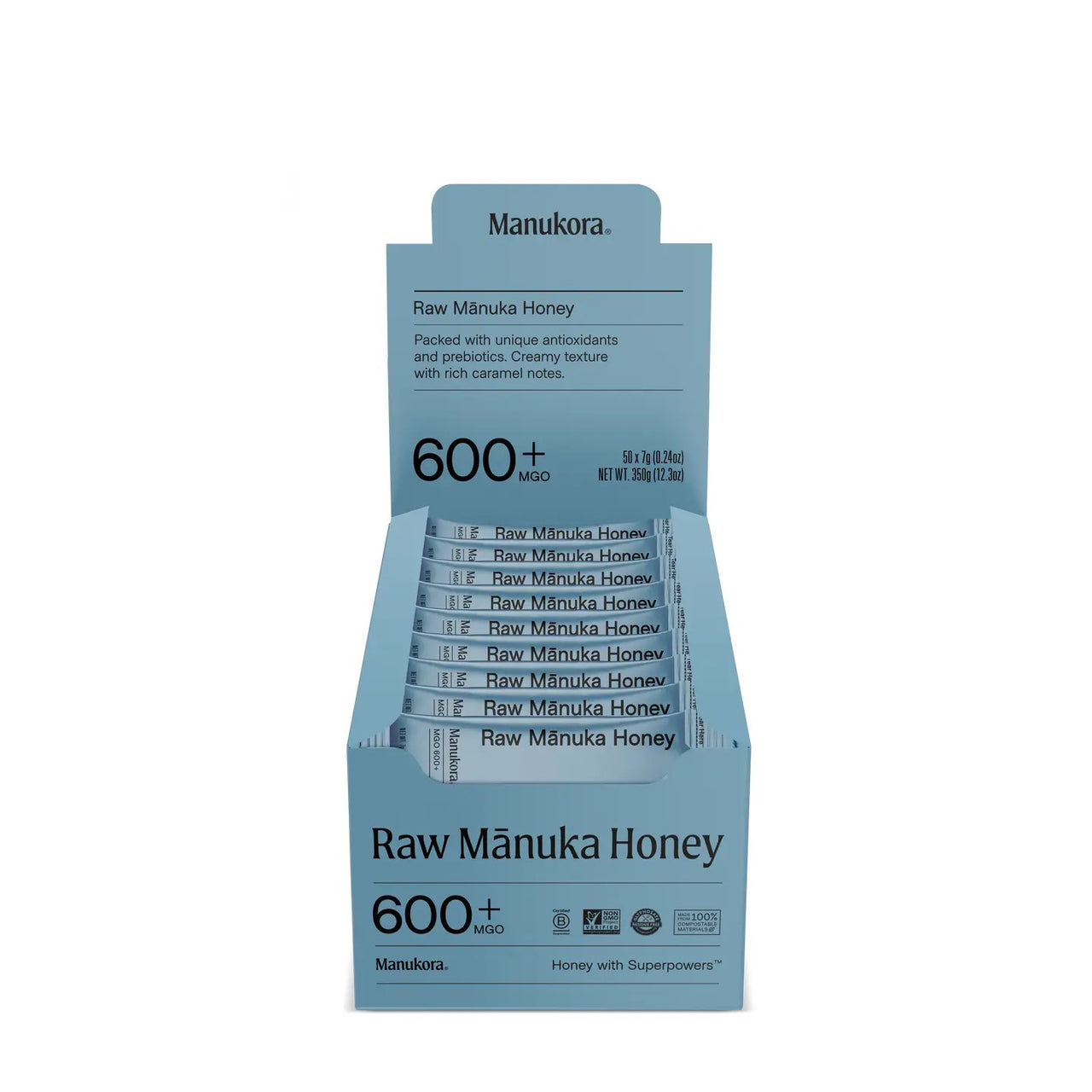 Manukora Mgo 600+ Manuka Honey Stick Packets