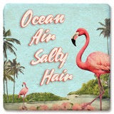 Drink Coaster - Ocean Air Salty Hair