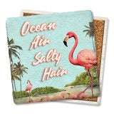 Drink Coaster - Ocean Air Salty Hair