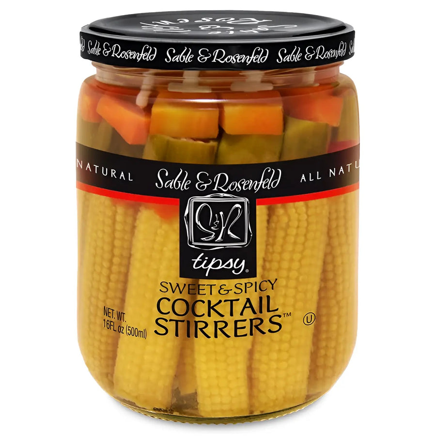 Sable & Rosenfeld Tipsy Cocktail Stirrers - Sweet & Spicy
