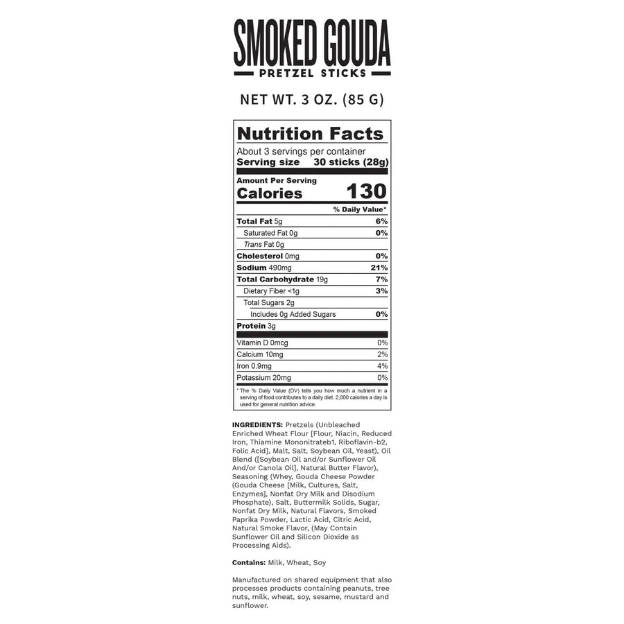 Grain Free Pretzels  - Roasted Garlic & Herb - Mini Bag 1.5 oz