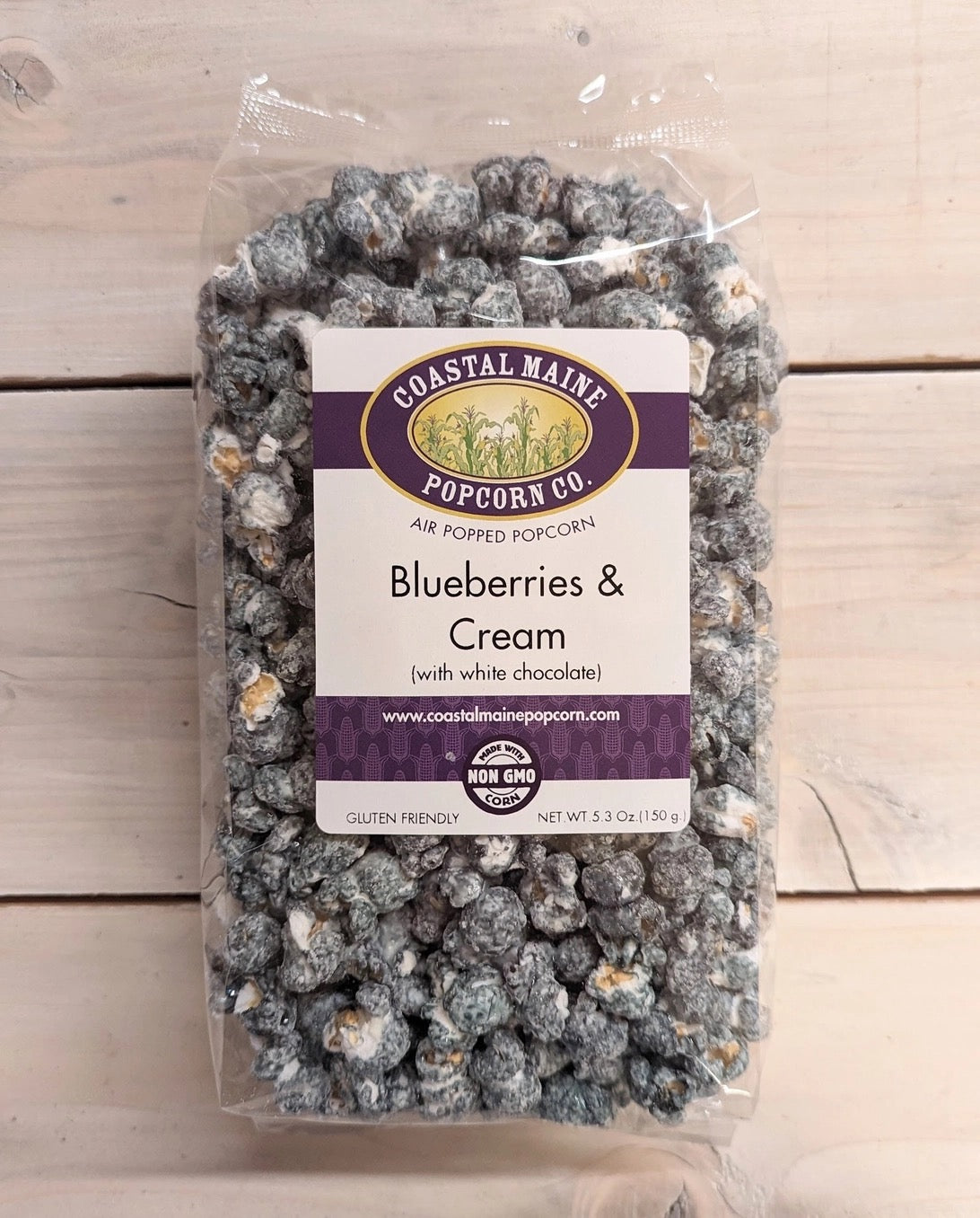 Popcorn - Blueberries & Cream - Coastal Maine Popcorn