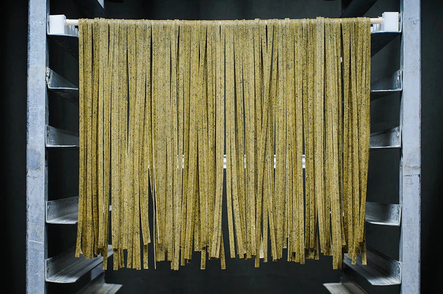 Roasted Garlic and Herb Fetticcine