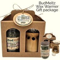 Wax Bakery and Bud Meltz- Boxed budmeltz with warmer, liner, and tea light