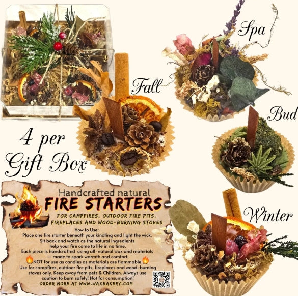 Wax Bakery and Bud Meltz- Fire Starter four pack