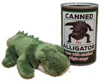 Canned Gifts - Rex the Canned Alligator | Stuffed Animal Plush w/Jokes: Pop Top Lid