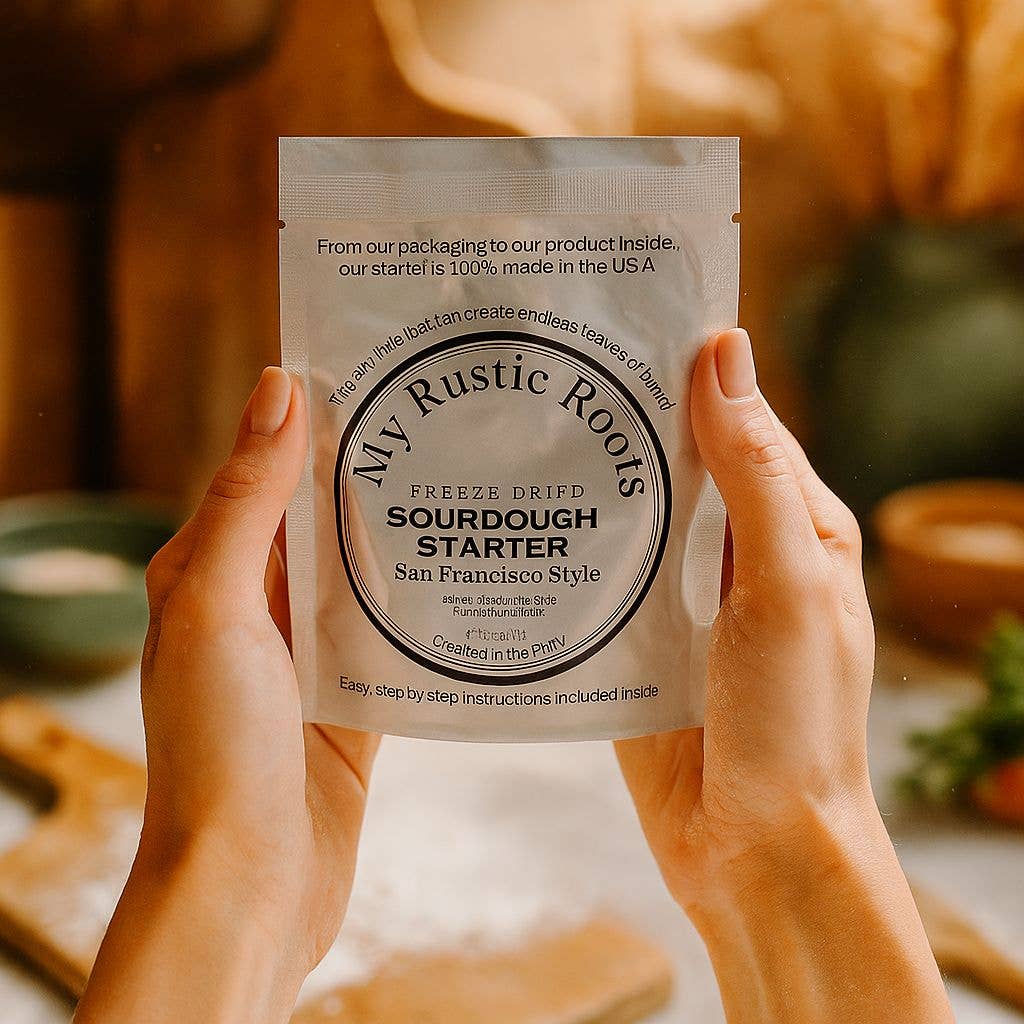 My Rustic Roots - Organic, Non-GMO Sourdough Starter | Freeze Dried |  12gm