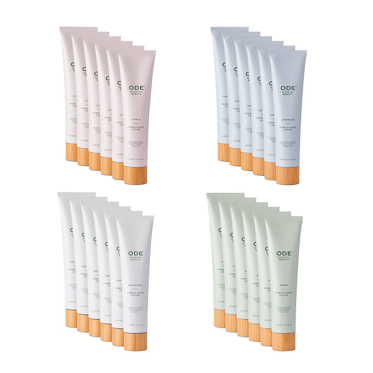 McEvoy Ranch - ODE Olive Oil Beauty Hand & Body Tube Lotion Mixed Case