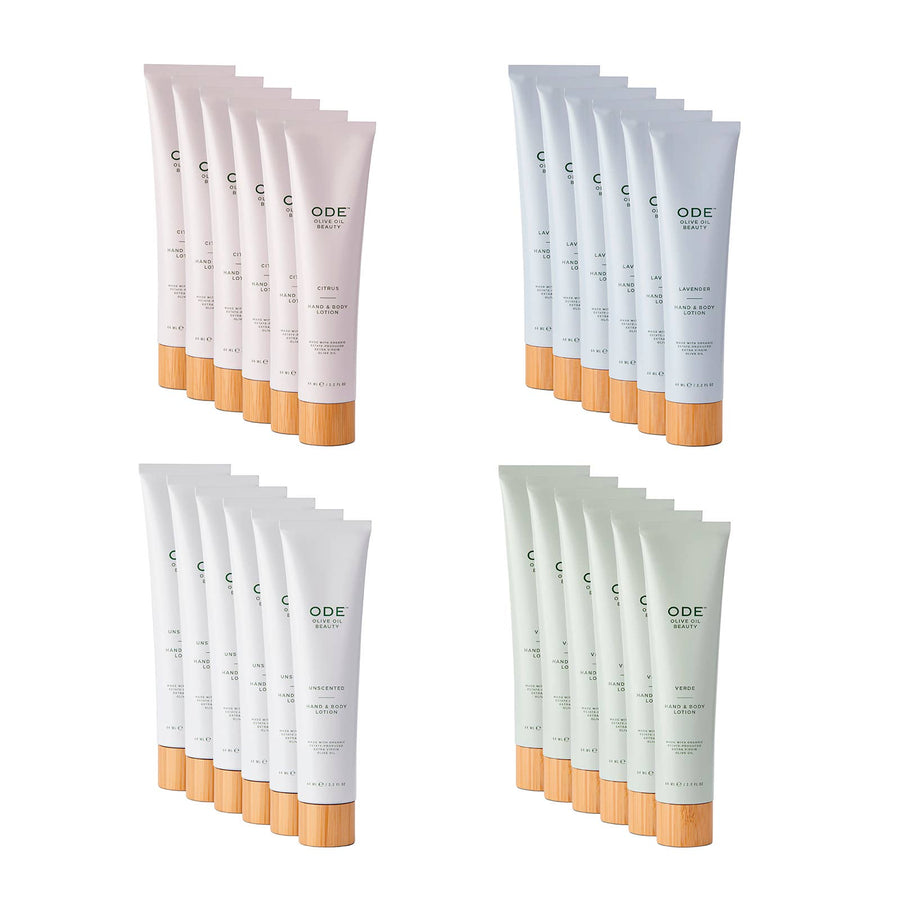 McEvoy Ranch - ODE Olive Oil Beauty Hand & Body Tube Lotion Mixed Case