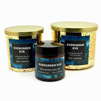Oso Candle Company - Evergreen Eve | Scented Soy Wax Candle: 8.5 oz Glass Jar / Metal Lid