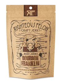 Bourbon Franklin Beef Jerky 2 oz