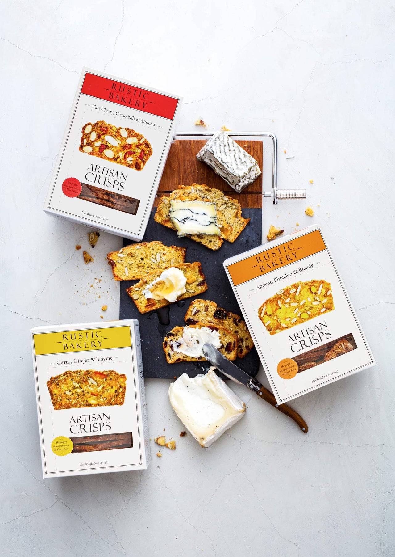 Rustic Bakery - Artisan Crisps - Tart Cherry, Cacao Nib & Almond Box