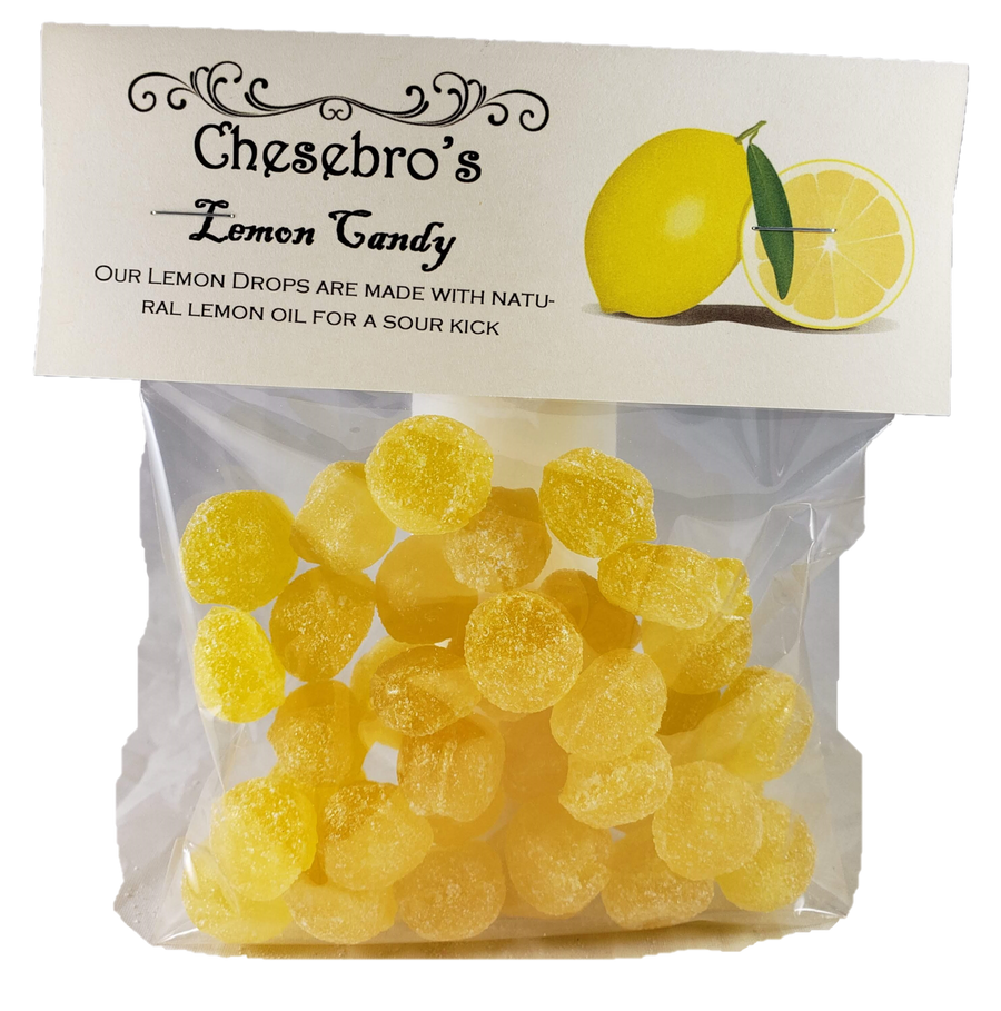 Lemon Hard Candy Drops - 4.5 oz.