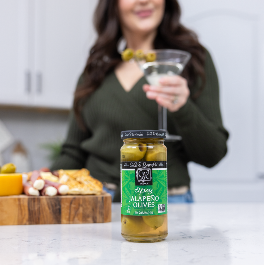 Sable and Rosenfeld est.1970 - Sable & Rosenfeld All Natural Tipsy Vodka Jalapeno Olives 5o