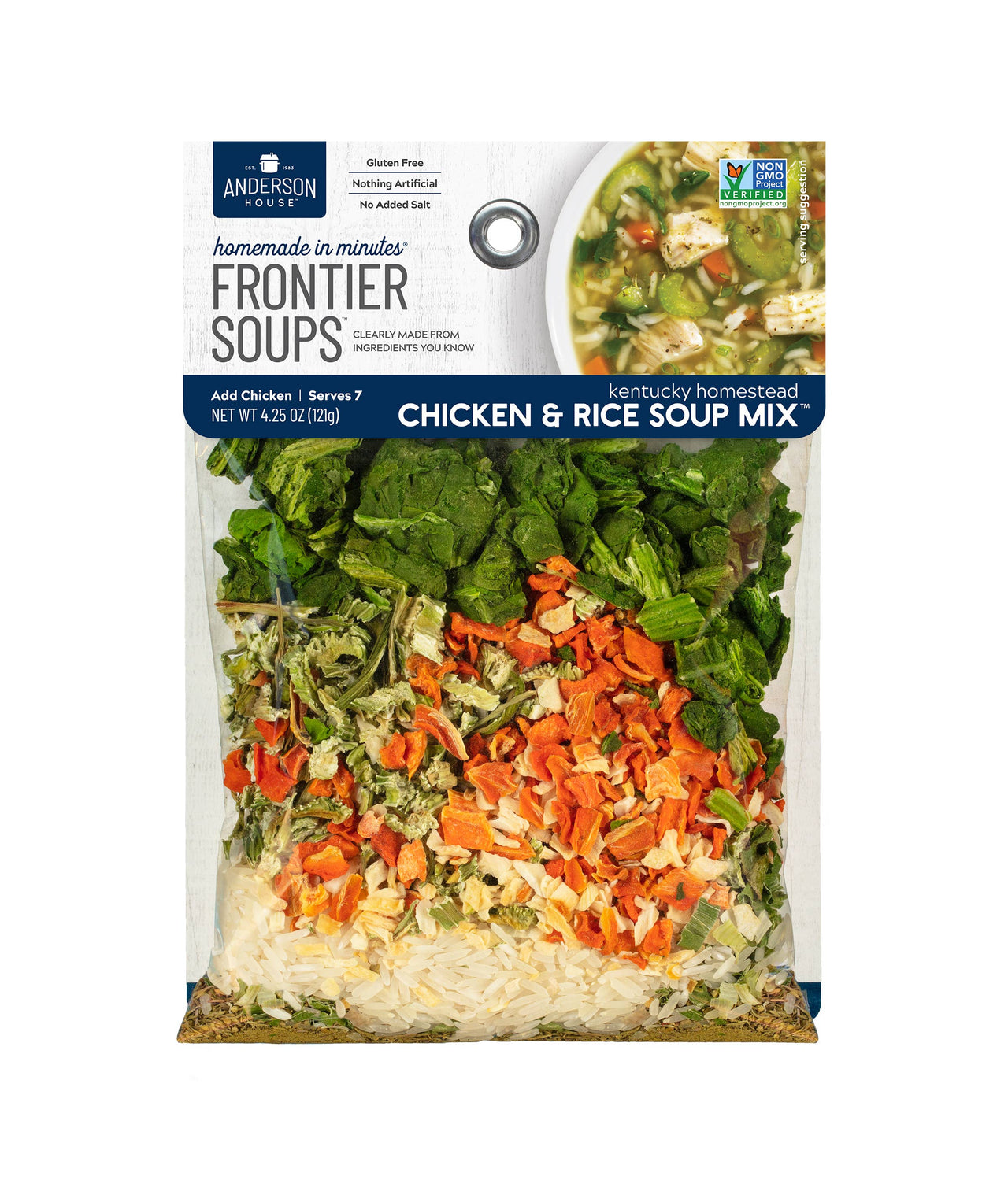 Anderson House | Frontier Soups - Kentucky Homestead Chicken & Rice Soup Mix