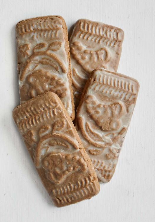 Mini Gingerbread Tile Cookies