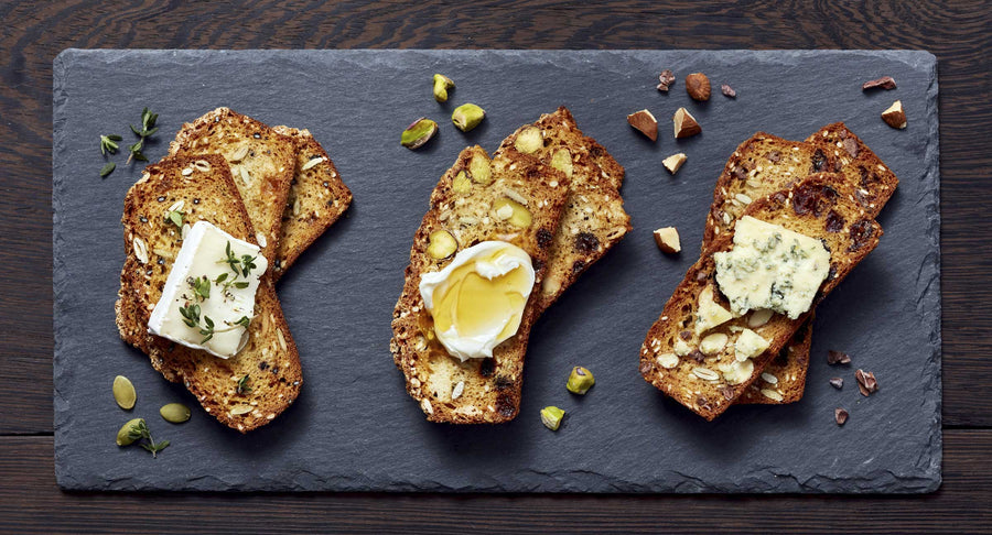 Rustic Bakery - Artisan Crisps - Tart Cherry, Cacao Nib & Almond Box