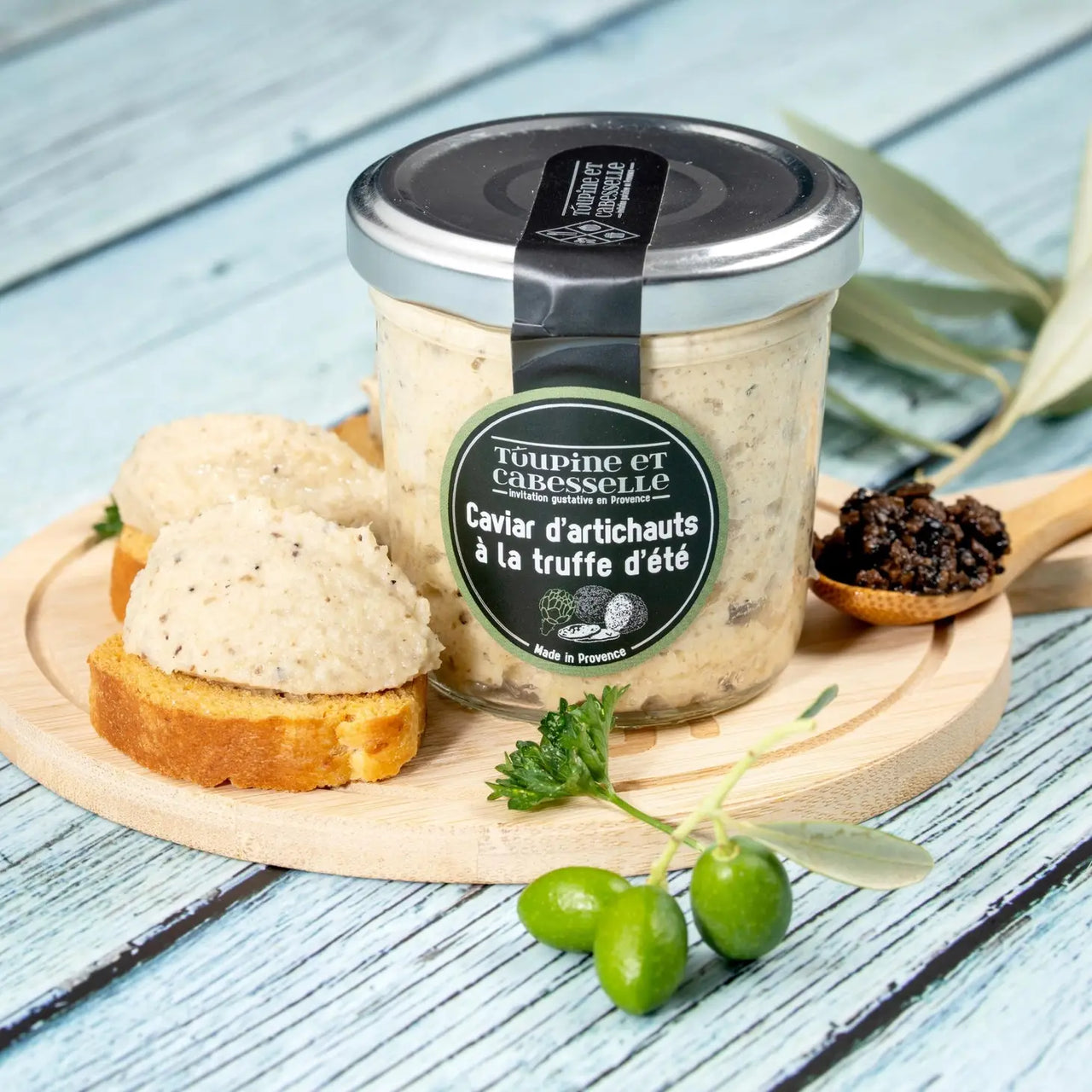 Caviar d'artichauts à la truffe d'été