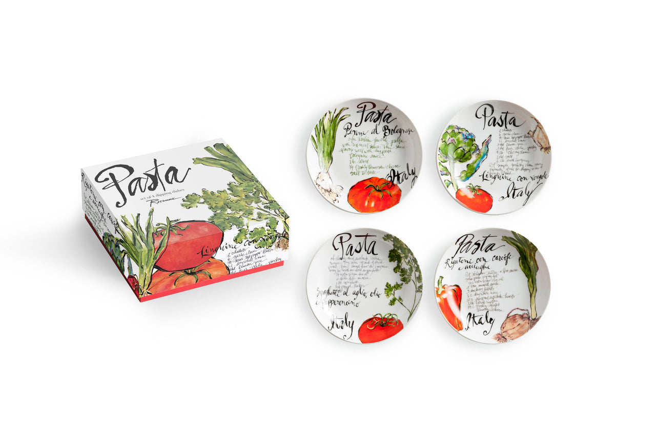 Rosanna - Pasta Italiana Dipping Dishes S/4
