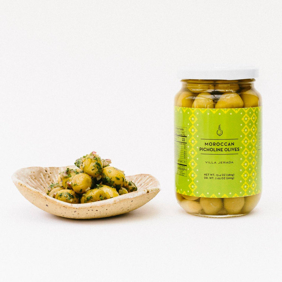 Villa Jerada - Moroccan Picholine Olives - 7oz