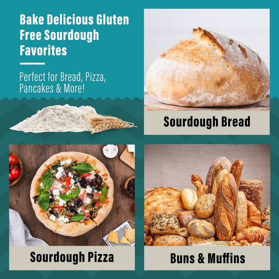 My Rustic Roots - Organic, Non GMO GLUTEN FREE Sourdough Starter 12 gram.