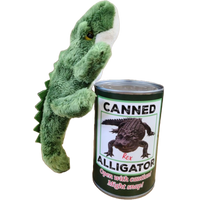 Canned Gifts - Rex the Canned Alligator | Stuffed Animal Plush w/Jokes: Pop Top Lid