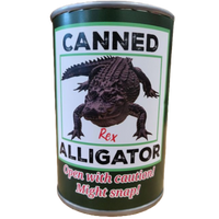 Canned Gifts - Rex the Canned Alligator | Stuffed Animal Plush w/Jokes: Pop Top Lid