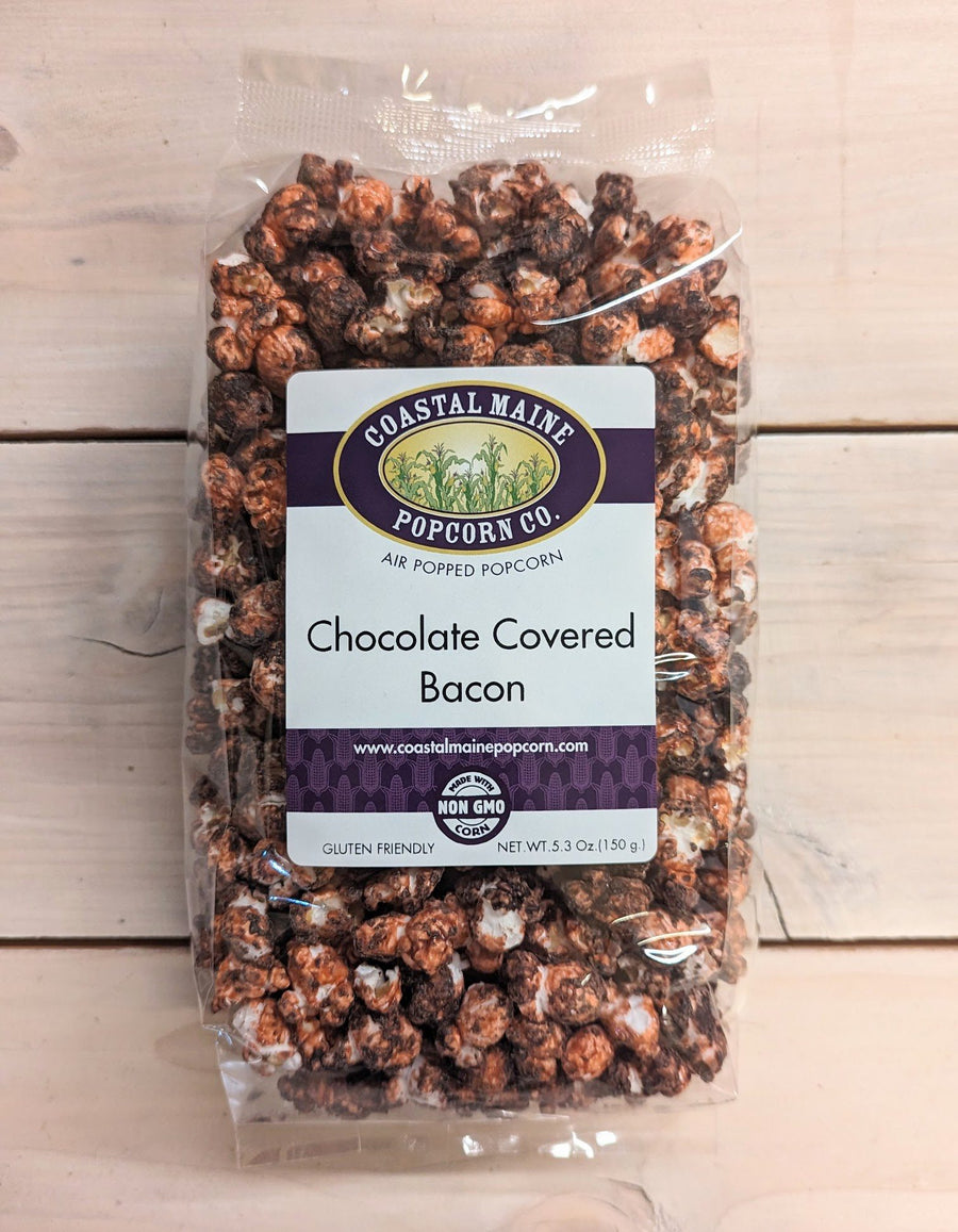 Popcorn - Chocolate Covered Bacon- Coastal Maine Popcorn