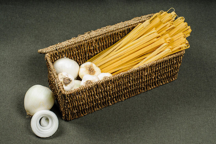 Fettuccine à l'ail et aux oignons grillés 16 oz